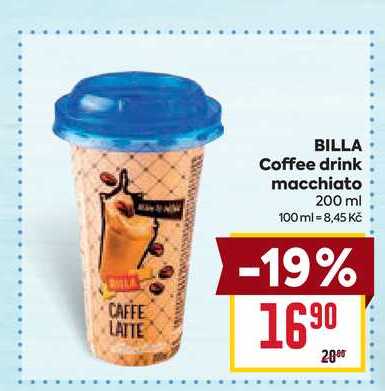 BILLA Coffee drink macchiato 200 ml 