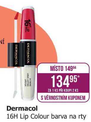 DERMACOL Lip Colour barva na rty 