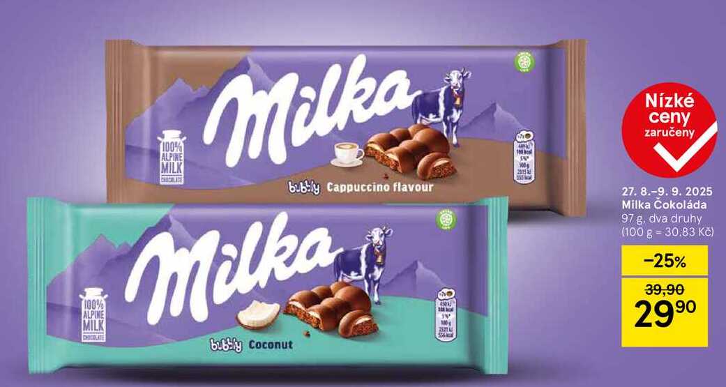 Milka Čokoláda, 97 g 