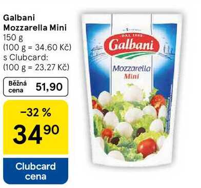 Galbani Mozzarella Mini, 150 g 