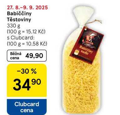 Babiččiny Těstoviny, 330 g 