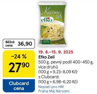Efko Zeli, 500 g, pevný podíl 400-450 g