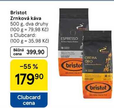Bristot Zrnková káva, 500 g 