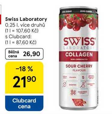 Swiss Laboratory, 0,25 l, více druhů 