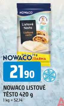 NOWACO LISTOVÉ TĚSTO 420 g
