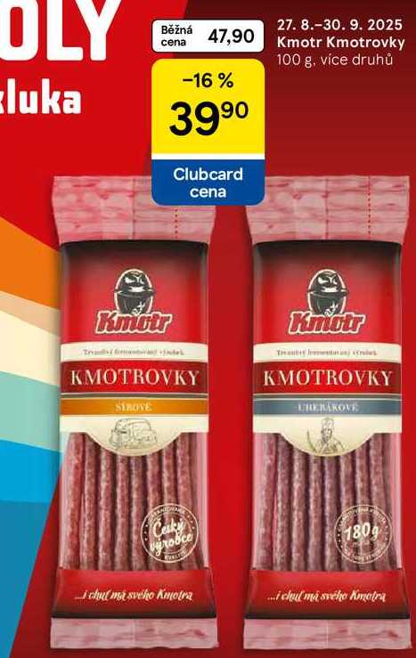 Kmotr Kmotrovky 100 g, více druhů 