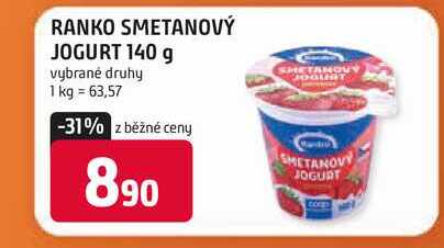 RANKO SMETANOVÝ JOGURT 140 g