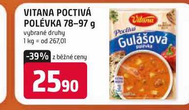 VITANA POCTIVÁ POLÉVKA 97 g 