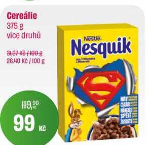 Nestlé Dětské cereálie 375g, vybrané druhy