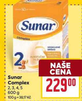 Sunar Complex 2,3,4,5 600 g