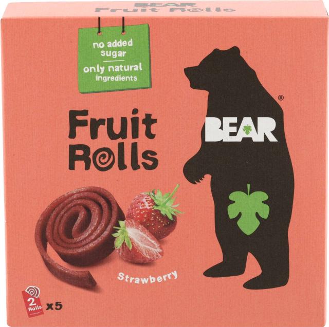 Bear Sušené ovocné rolované plátky