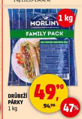 DRŮBEŽÍ PÁRKY, 1 kg  