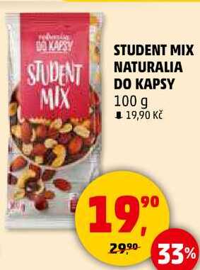 STUDENT MIX NATURALIA DO KAPSY, 100 g