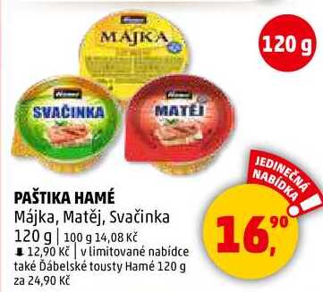 PAŠTIKA HAMÉ Májka, 120 g 