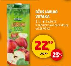 DŽUS JABLKO VITÁLKA, 1 l 