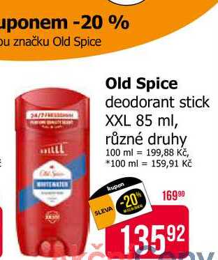 Old Spice deodorant stick XXL 85 ml, různé druhy 