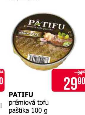 PATIFU prémiová tofu paštika 100 g 
