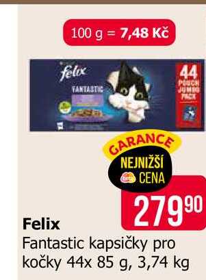 Felix kapsičky pro kočky 44 x 85g