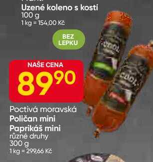 Poctivá moravská Poličan mini 300g