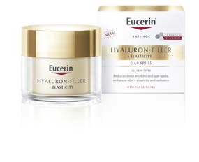 EUCERIN HYALURON-FILLER + ELASTICITY denní krém SPF15 krém 50 ml