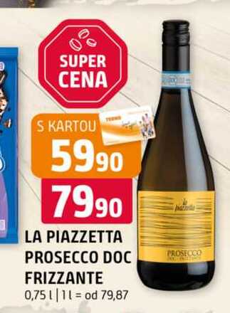 LA PIAZZETTA PROSECCO DOC FRIZZANTE 0,75l