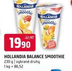 HOLLANDIA BALANCE SMOOTHIE 230 g vybrané druhy