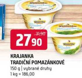 KRAJANKA TRADIČNÍ POMAZÁNKOVÉ 150 g vybrané druhy 