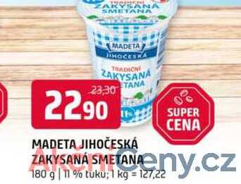 MADETA JIHOČESKA ZAKYSANÁ SMETANA 180 g