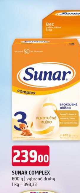 SUNAR COMPLEX 600 g vybrané druhy 