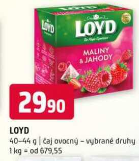 LOYD 40-44 g čaj ovocný vybrané druhy