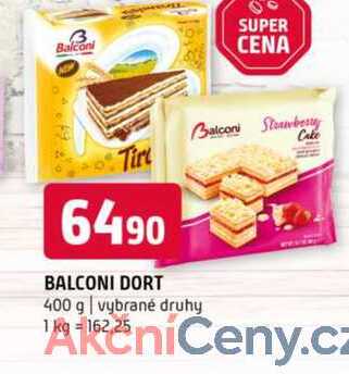 BALCONI DORT 400 g vybrané druhy