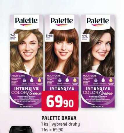 PALETTE BARVA 1 ks vybrané druhy 