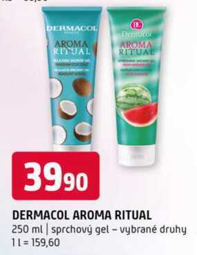 DERMACOL AROMA RITUAL 250 ml sprchový gel vybrané druhy 