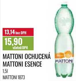 MATTONI OCHUCENÁ MATTONI ESENCE 1,5l