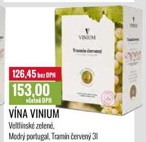 VÍNA VINIUM 3l