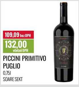 PICCINI PRIMITIVO PUGLIO l1 SOARE SEKT
