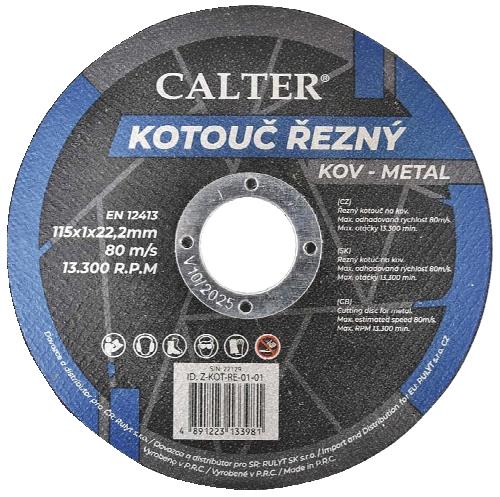 Kotouč řezný Calter