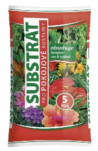 Substrát pro pokojové rostliny, 5 l