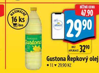  Gustona Řepkový olej  1 l