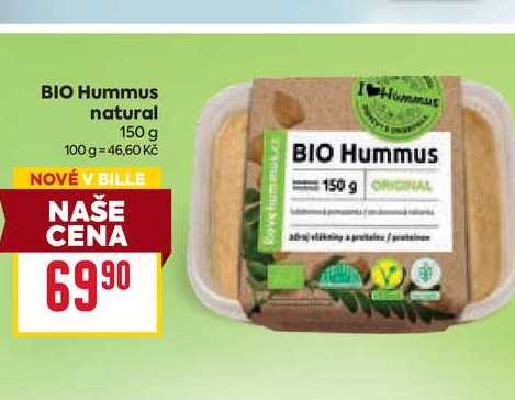 BIO Hummus natural 150 g