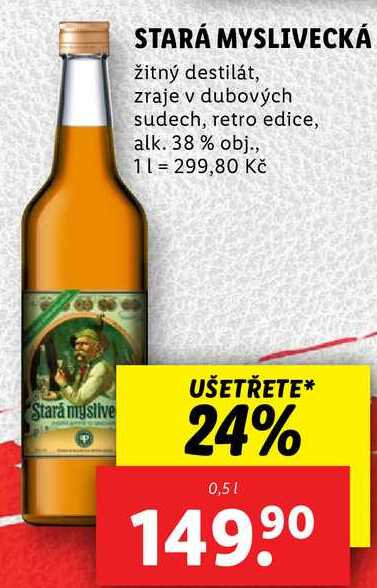 STARÁ MYSLIVECKÁ, 0,5 l