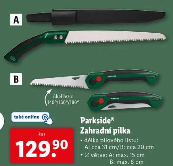 Parkside Zahradní pilka