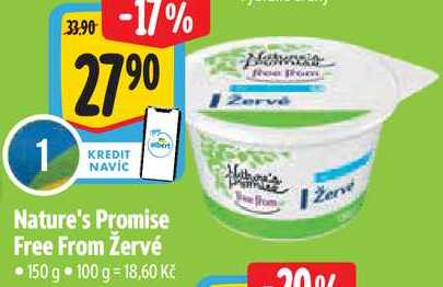 Nature's Promise Free From Žervé, 150 g 