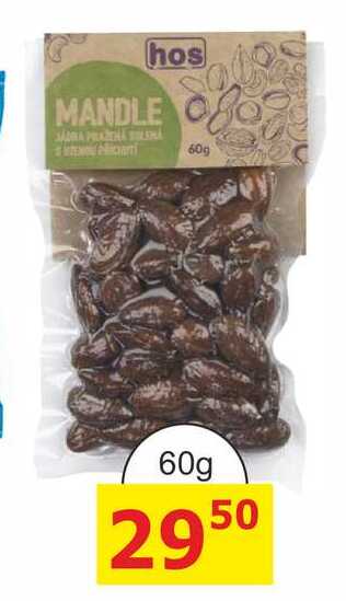 hos MANDLE jádra pražená 60g