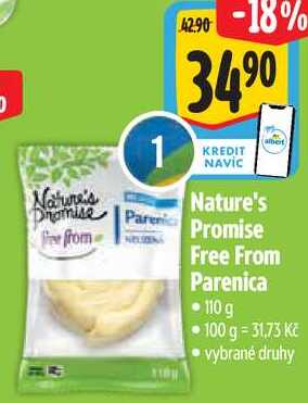Nature's Promise Free From Parenica, 110 g 