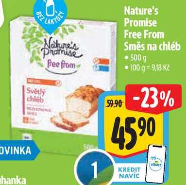 Nature's Promise Free From Směs na chléb, 500 g
