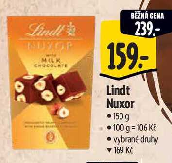   Lindt Nuxor 150g  