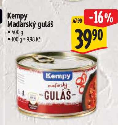 Kempy Maďarský guláš  400 g 
