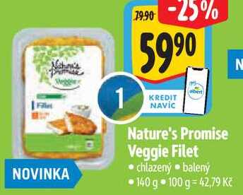 Nature's Promise Veggie Filet, 140 g