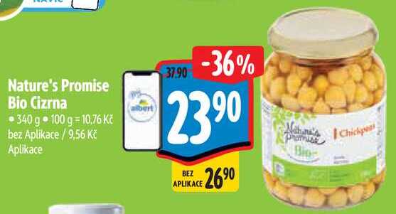Nature's Promise Bio Cizrna, 340 g